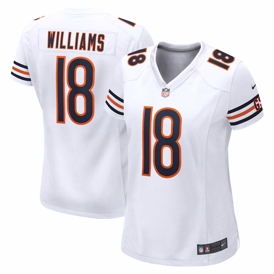 Women's Chicago Bears Caleb Williams Nike White Game Player Jersey - Jersey