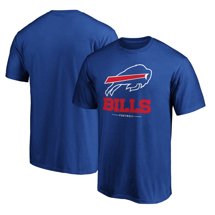 Men's Buffalo Bills  Royal Team Lockup T-Shirt - Jersey