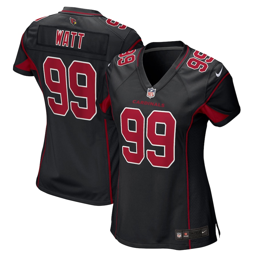 Women's Arizona Cardinals J.J. Watt Nike Black 2nd Alternate Game Jersey - Jersey