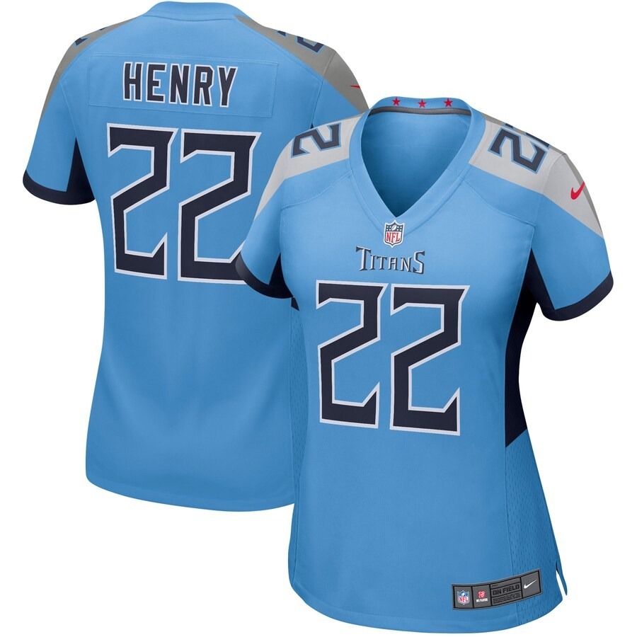 Women's Tennessee Titans Derrick Henry Nike Light Blue Game Jersey - Jersey
