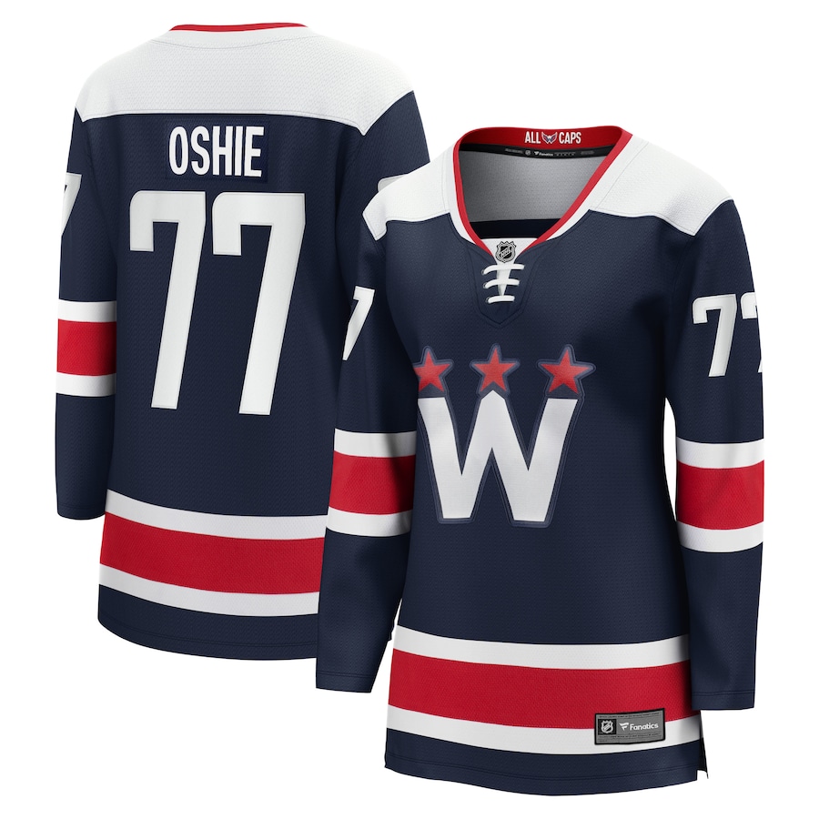 Women's Washington Capitals TJ Oshie Fanatics Navy Alternate Premier Breakaway Player Jersey - Jersey
