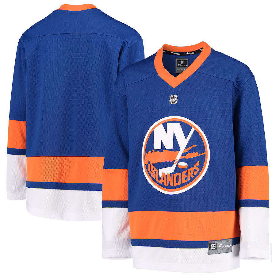 Youth New York Islanders Fanatics Blue Home Replica Blank Jersey - Jersey