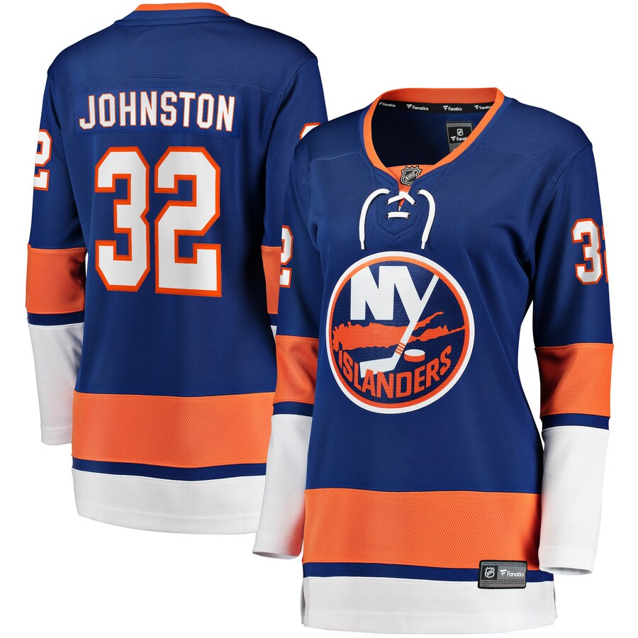 Women's New York Islanders Ross Johnston Fanatics Branded Royal Home Breakaway Player Jersey - Jersey