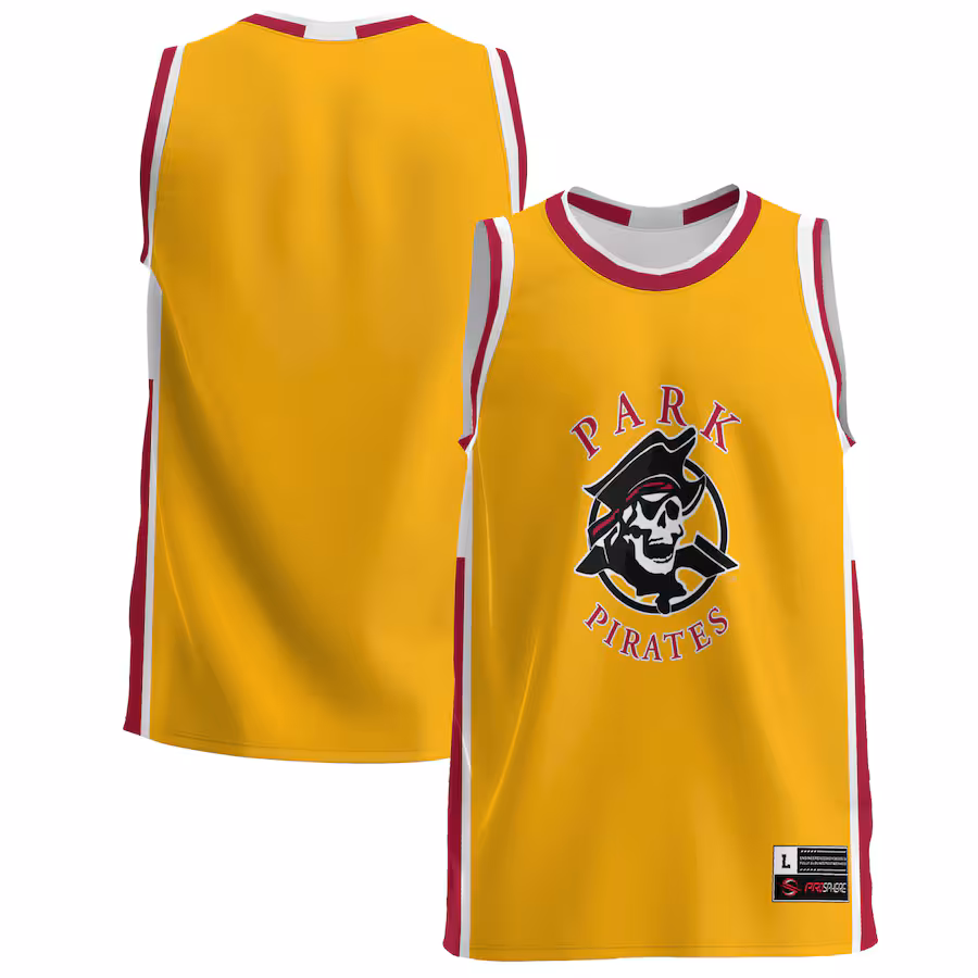 Park Pirates GameDay Greats  Lightweight Basketball Jersey - Gold - Jersey