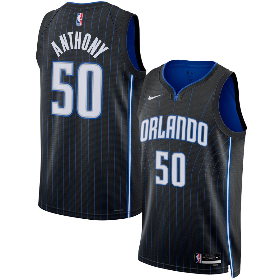Unisex Orlando Magic Cole Anthony Nike Black Swingman Jersey - Icon Edition - Jersey