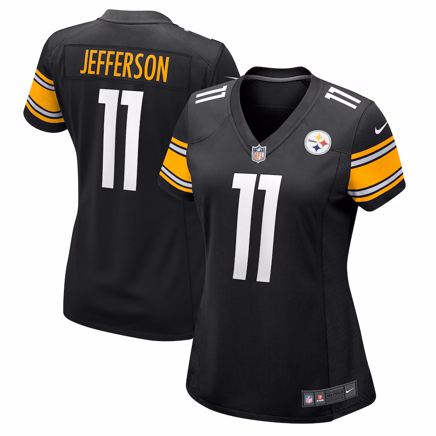 Women's Pittsburgh Steelers Van Jefferson Nike Black Game Jersey - Jersey