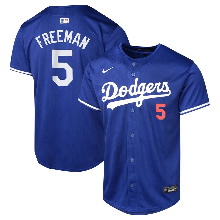 Youth Los Angeles Dodgers Freddie Freeman Nike Royal Alternate Limited Player Jersey - Jersey