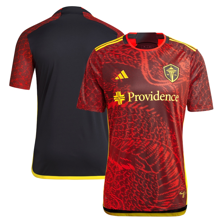 Men's Seattle Sounders FC  adidas Red 2024 The Bruce Lee Kit Replica Jersey - Jersey