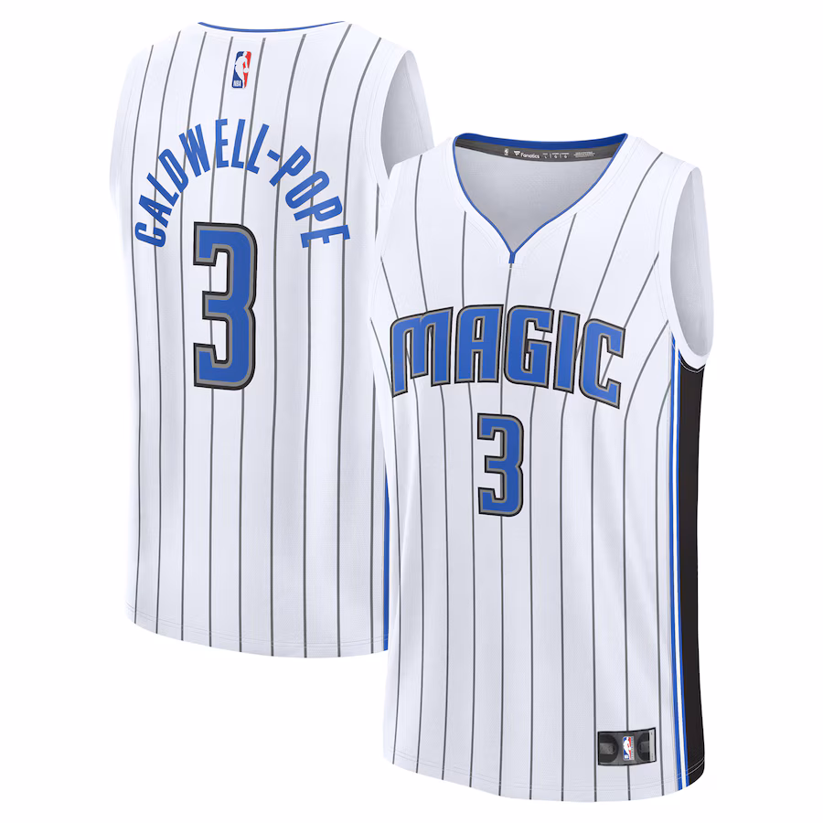 Youth Orlando Magic Kentavious Caldwell-Pope Fanatics White Fast Break Replica Player Jersey - Association Edition - Jersey