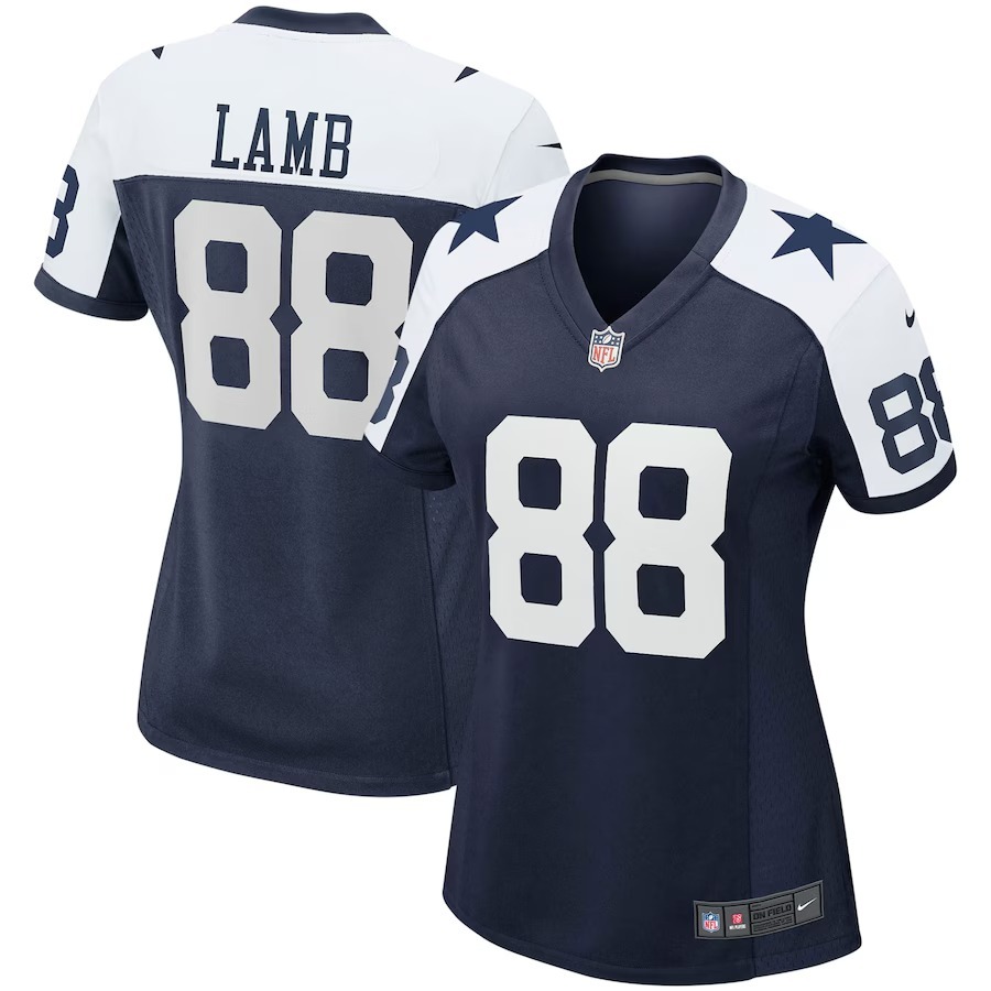 Women's Dallas Cowboys CeeDee Lamb Nike Navy Alternate Game Team Jersey - Jersey