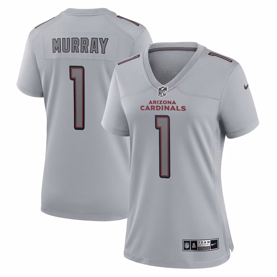 Women's Arizona Cardinals Kyler Murray Nike Gray Atmosphere Fashion Game Jersey - Jersey