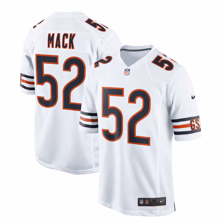 Men's Chicago Bears Khalil Mack Nike White Game Jersey - Jersey