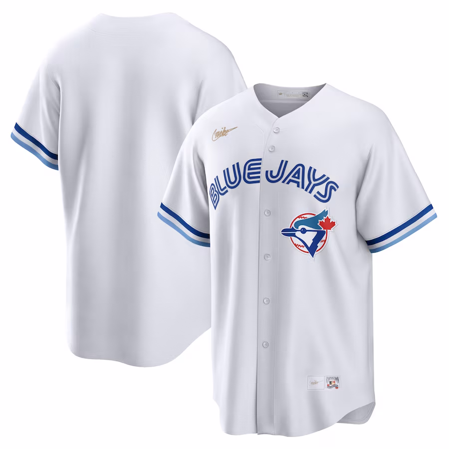 Men's Toronto Blue Jays Nike White Home Cooperstown Collection Team Jersey - Jersey
