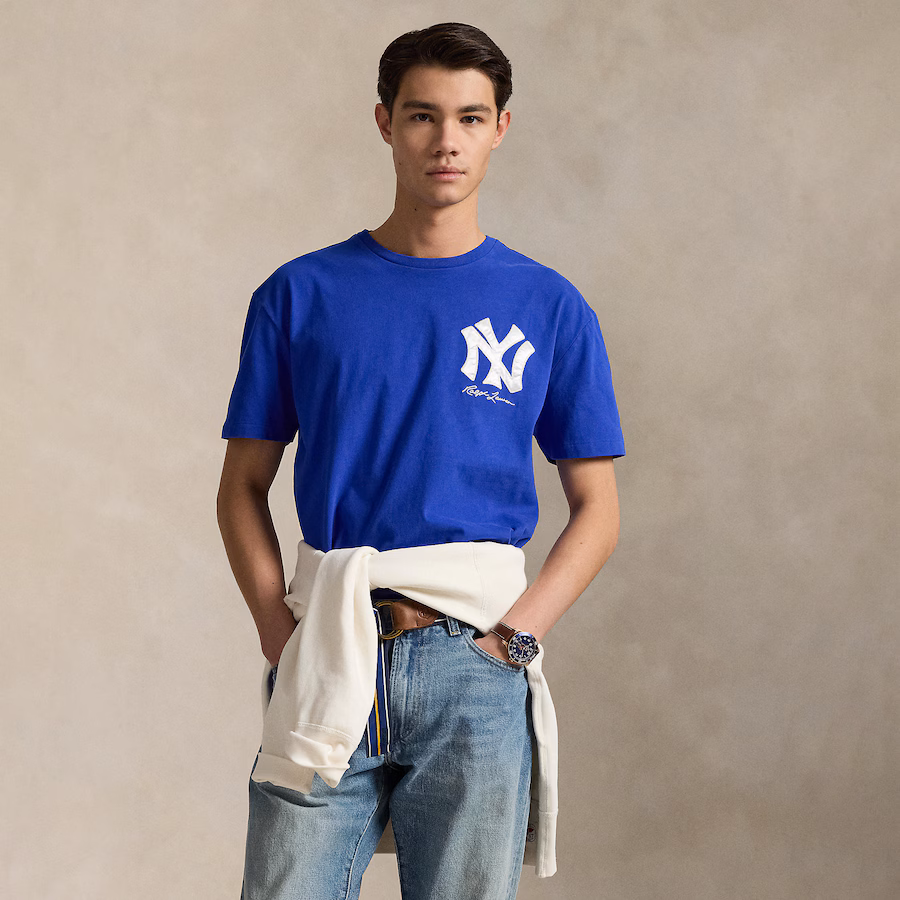 Yankees Polo Ralph Lauren Royal Jersey T-Shirt - Jersey