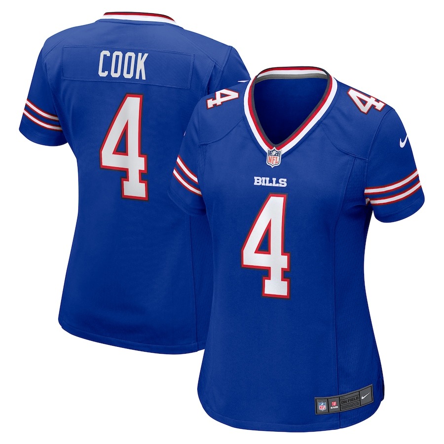 Women's Buffalo Bills James Cook Nike Royal Game Player Jersey - Jersey
