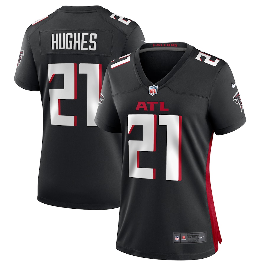Women's Atlanta Falcons Mike Hughes Nike Black Game Player Jersey - Jersey