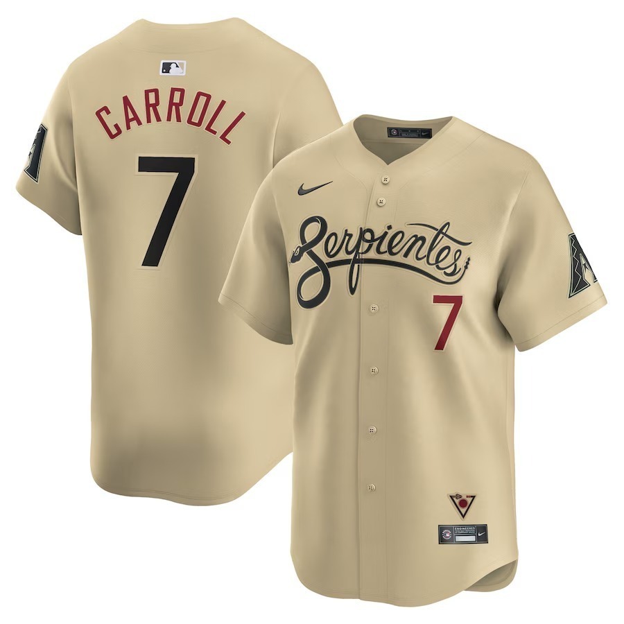Men's Arizona Diamondbacks Corbin Carroll Nike Sand City Connect Limited Player Jersey - Jersey