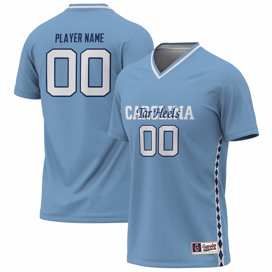 North Carolina Tar Heels GameDay Greats Unisex NIL Pick-A-Player Lightweight Women's Soccer Jersey - Carolina Blue - Jersey