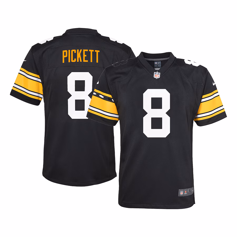 Youth Pittsburgh Steelers Kenny Pickett Nike Black Game Jersey - Jersey