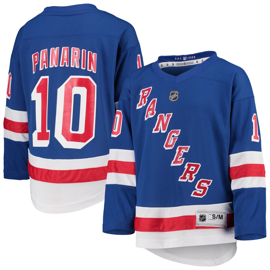Youth New York Rangers Artemi Panarin Blue Home Replica Player Jersey - Jersey