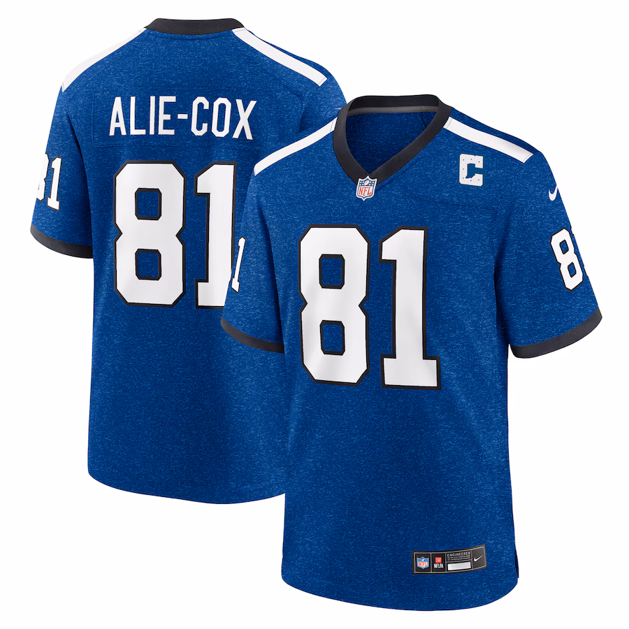 Men's Indianapolis Colts Mo Alie Cox Nike Royal Indiana Nights Alternate Game Jersey - Jersey