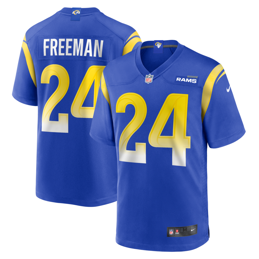 Men's Los Angeles Rams Royce Freeman Nike Royal  Game Jersey - Jersey