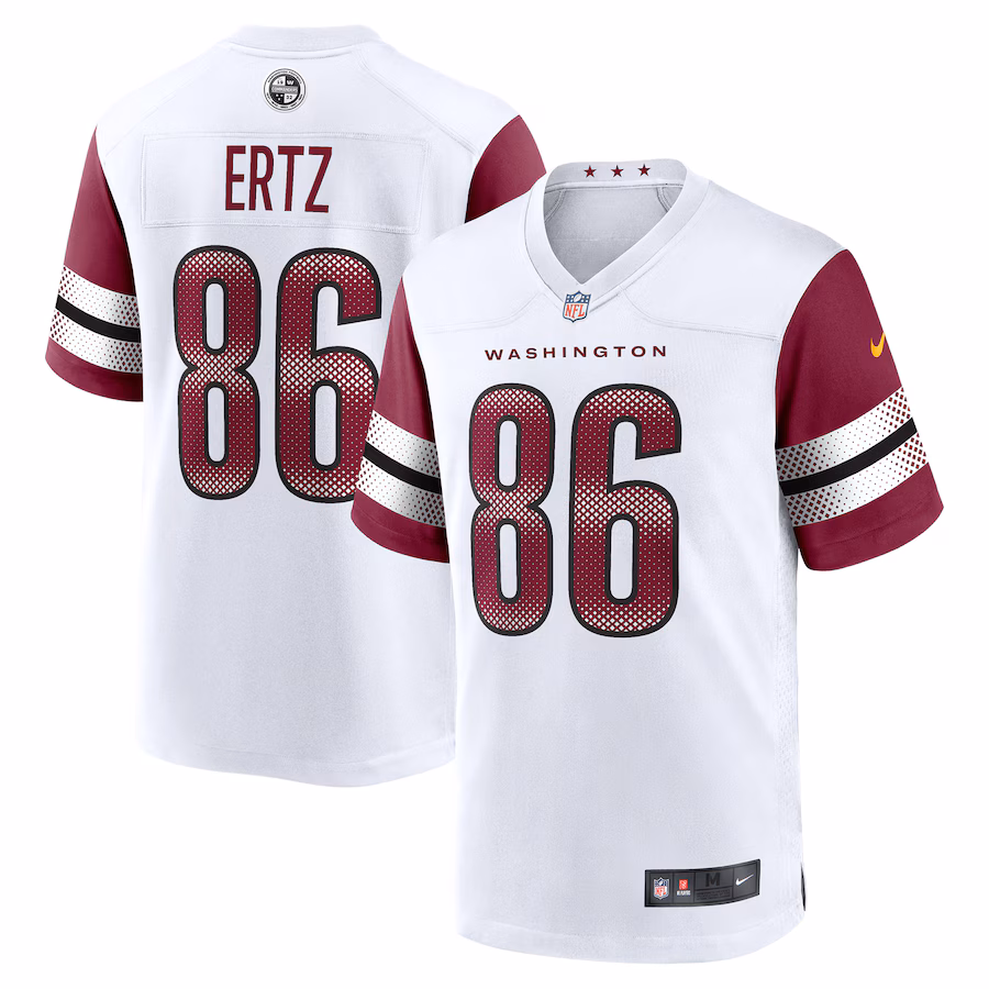 Men's Washington Commanders Zach Ertz Nike White Game Jersey - Jersey