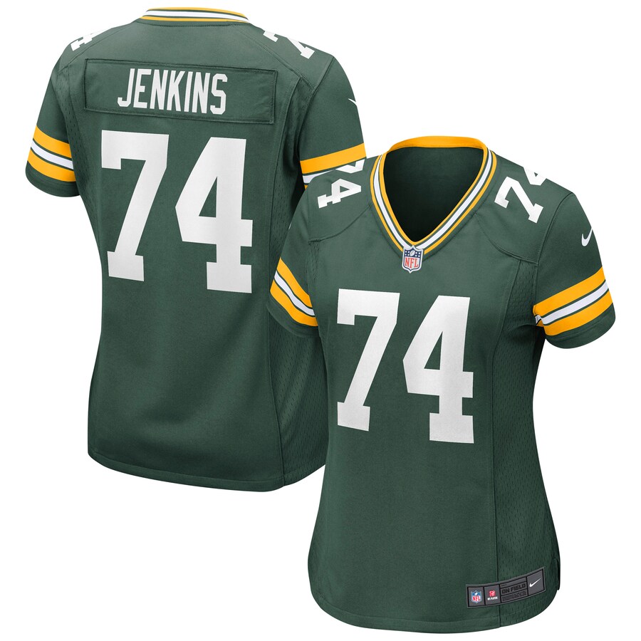 Women's Green Bay Packers Elgton Jenkins Nike Green Game Jersey - Jersey