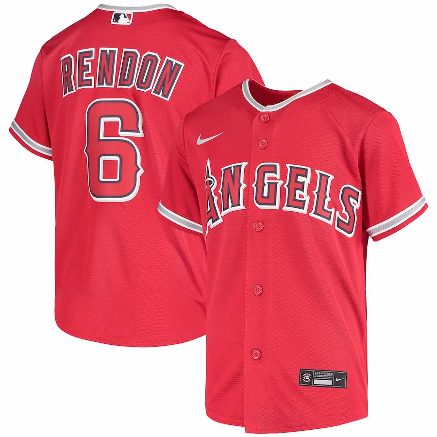 Youth Los Angeles Angels Anthony Rendon Nike Red Alternate Replica Player Jersey - Jersey