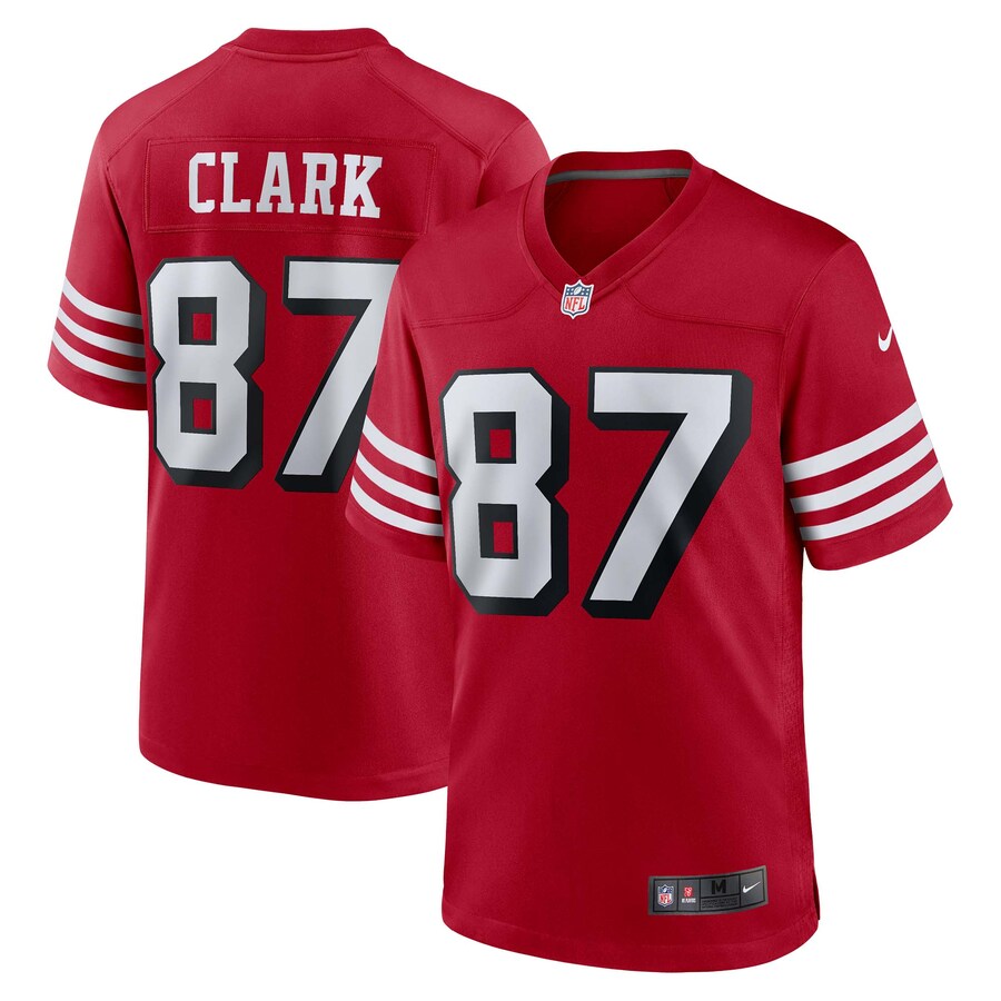Men's San Francisco 49ers Dwight Clark Nike Scarlet Retired Alternate Game Jersey - Jersey