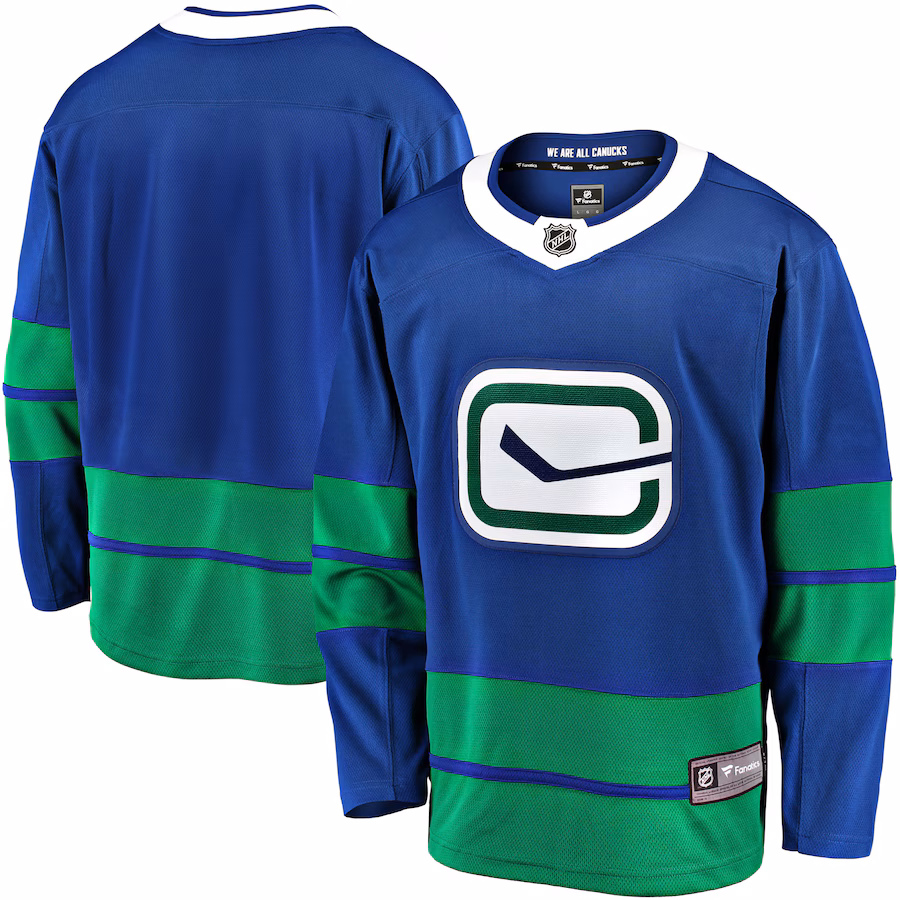 Men's Vancouver Canucks Fanatics Alternate Premier Breakaway Jersey - Jersey