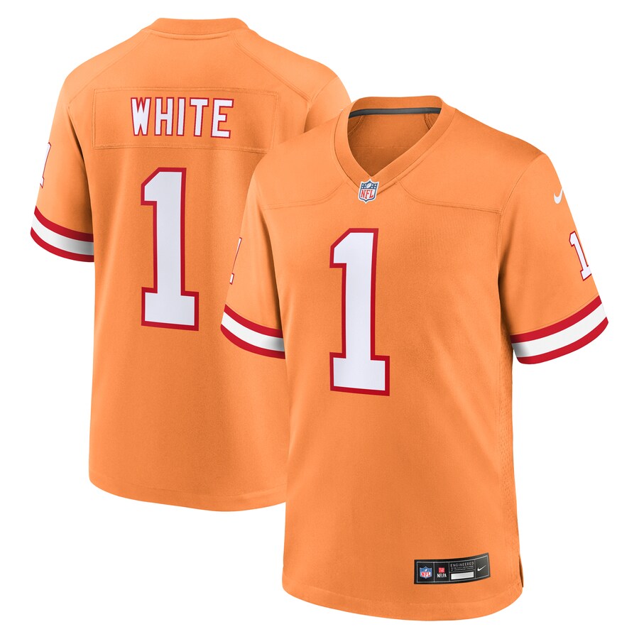 Men's Tampa Bay Buccaneers Rachaad White Nike Orange Alternate Game Jersey - Jersey