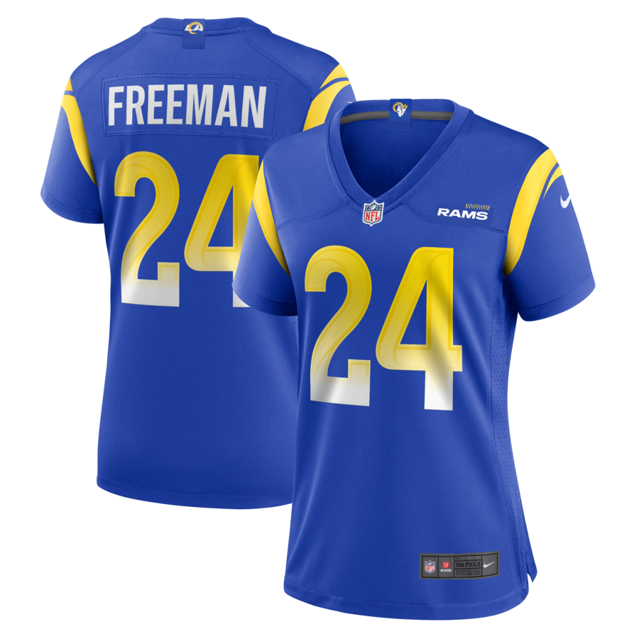 Women's Los Angeles Rams Royce Freeman Nike Royal  Game Jersey - Jersey