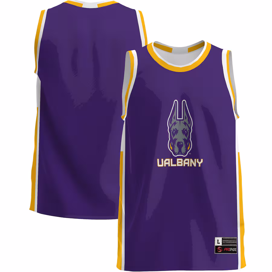 Youth GameDay Greats Purple UAlbany Great Danes Lightweight Basketball Jersey - Jersey