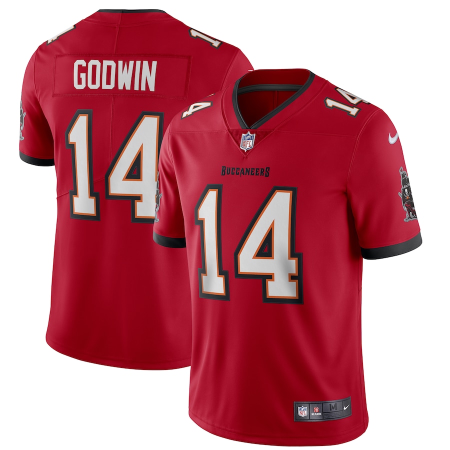 Men's Tampa Bay Buccaneers Chris Godwin Nike Red Vapor Limited Jersey - Jersey