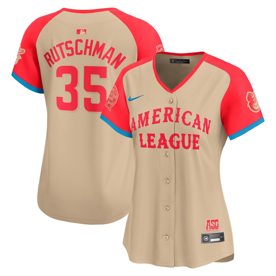Women's American League Adley Rutschman Nike Cream 2024 MLB All-Star Game Limited Player Jersey - Jersey