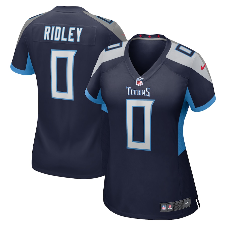 Women's Tennessee Titans Calvin Ridley Nike Navy Game Player Jersey - Jersey