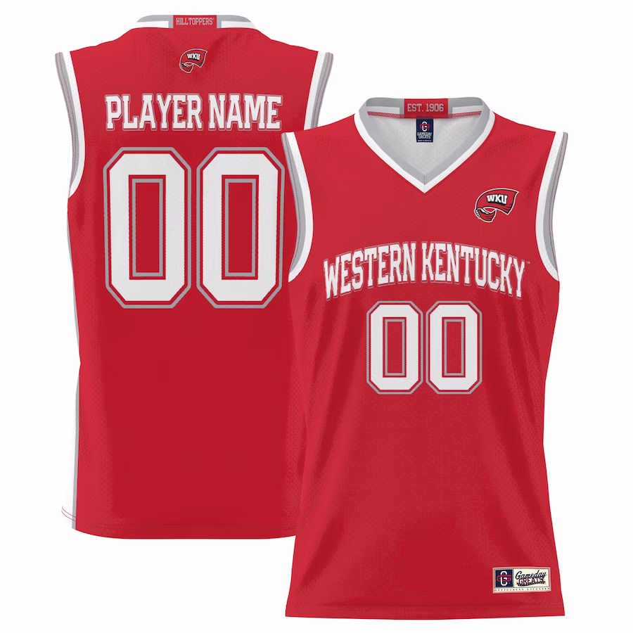 Western Kentucky Hilltoppers GameDay Greats Men's NIL Pick-A-Player Lightweight Basketball Jersey - Red - Jersey