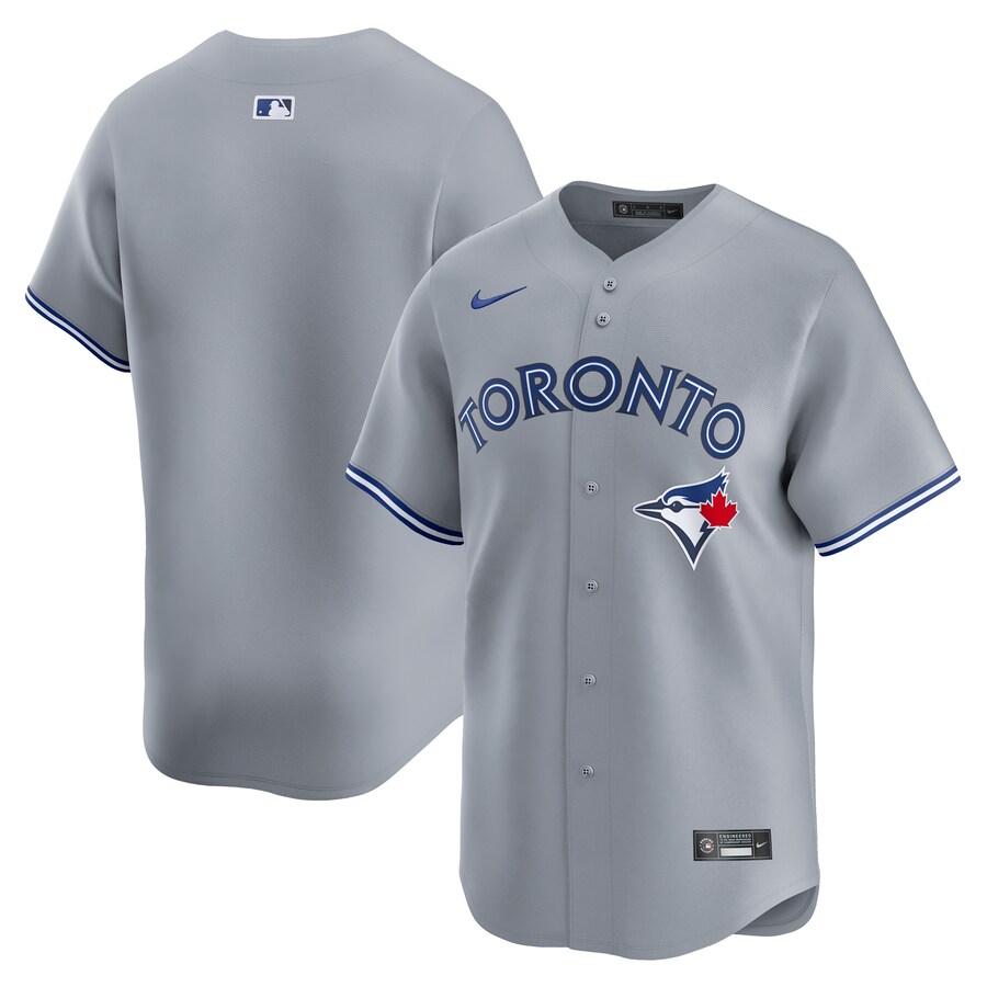 Men's Toronto Blue Jays  Nike Gray Away Limited Jersey - Jersey