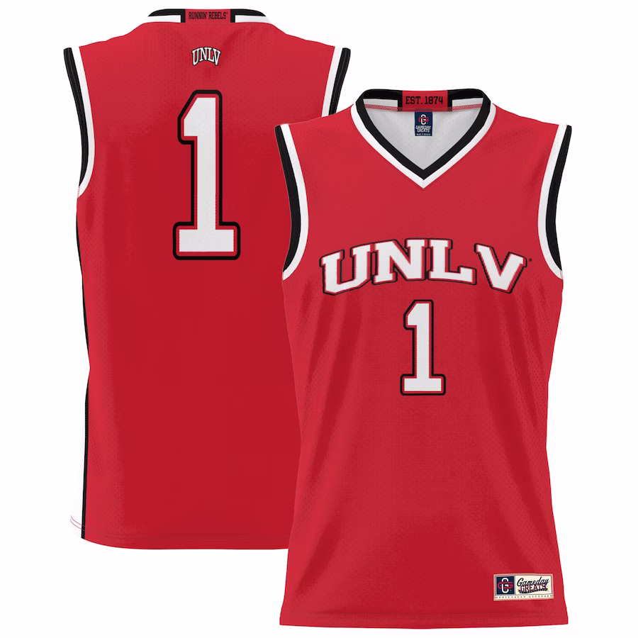 #1 UNLV Rebels GameDay Greats Unisex Lightweight Basketball Jersey - Scarlet - Jersey