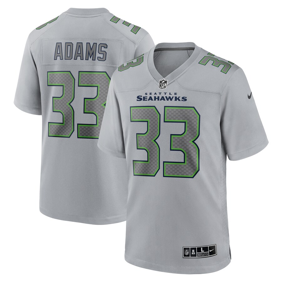 Men's Seattle Seahawks Jamal Adams Nike Gray Atmosphere Fashion Game Jersey - Jersey