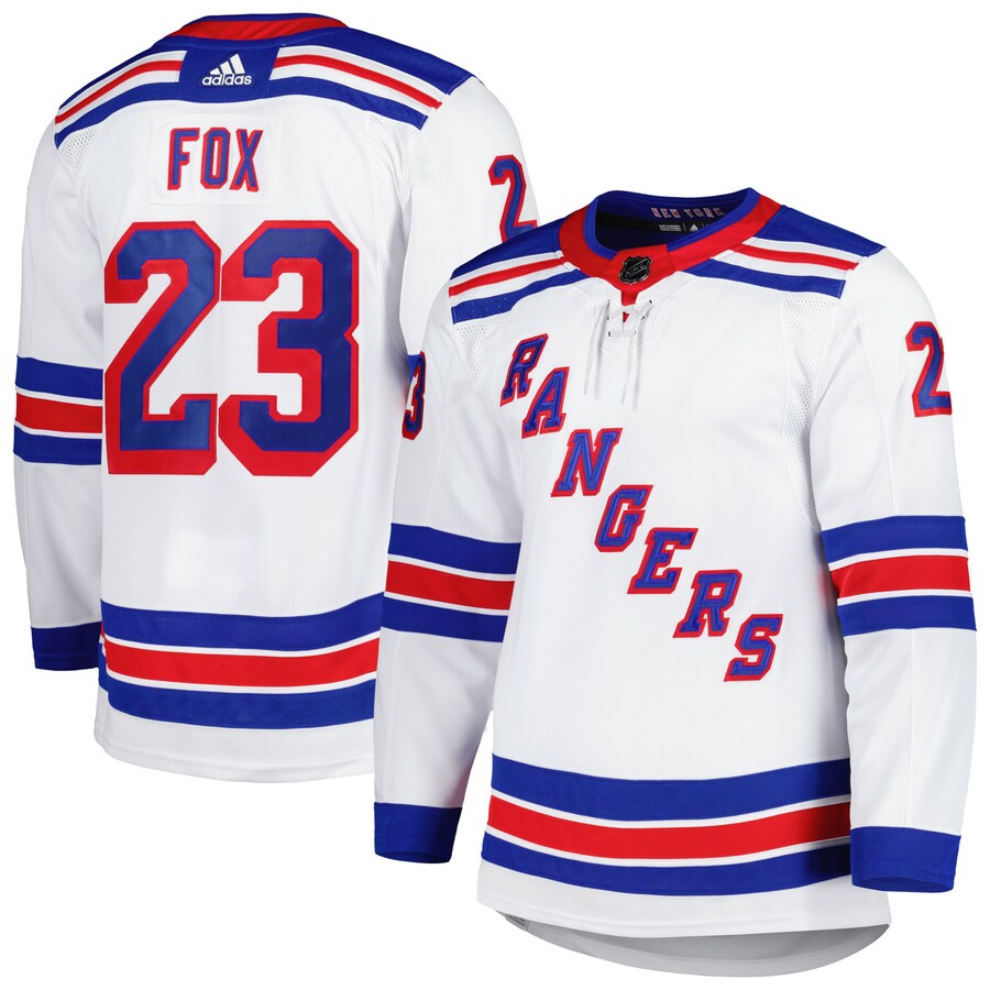 Men's New York Rangers Adam Fox adidas White Home Primegreen Authentic Pro Player Jersey - Jersey
