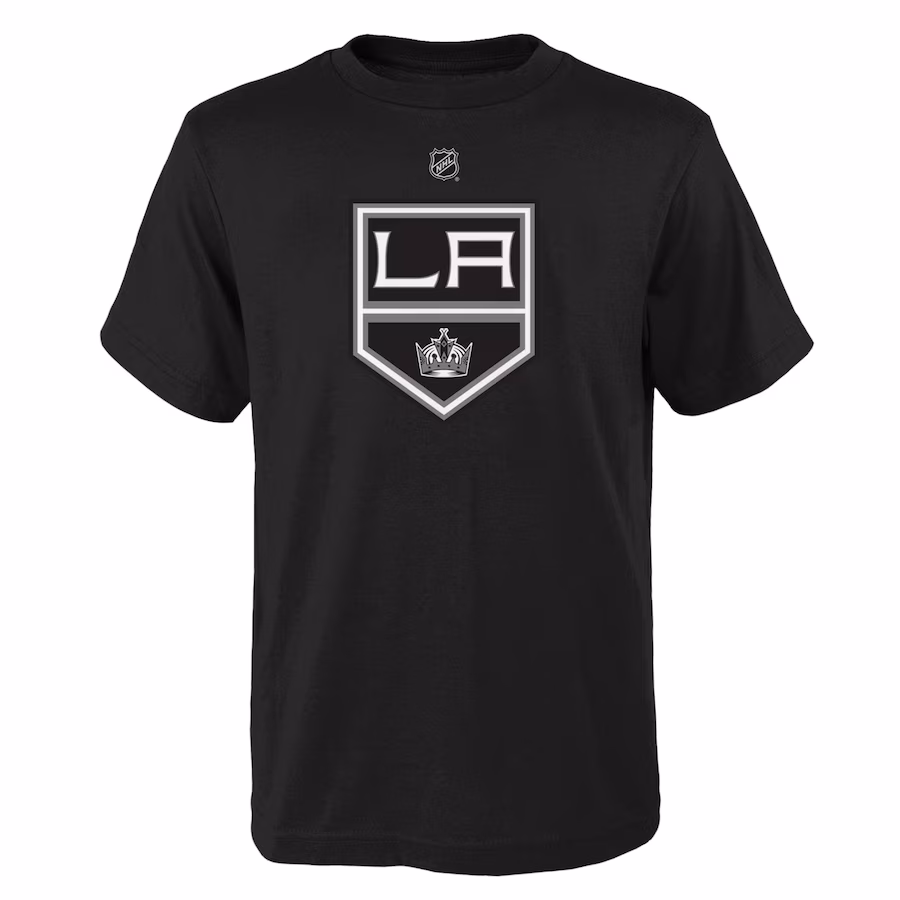 Youth Los Angeles Kings Black Primary Logo T-Shirt - Jersey