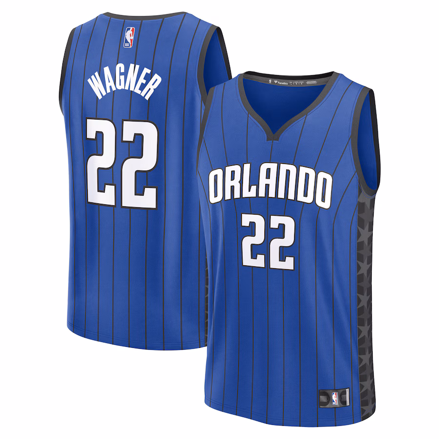 Youth Orlando Magic Franz Wagner Fanatics Blue Fast Break Replica Player Jersey - Statement Edition - Jersey