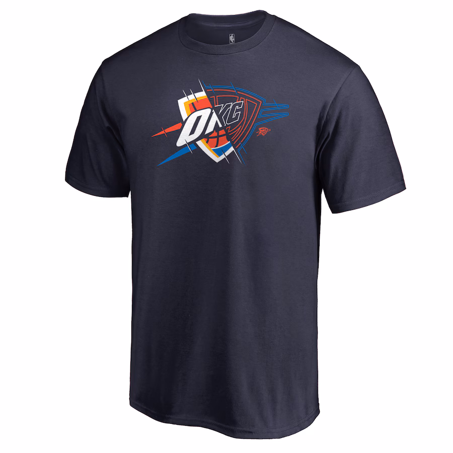 Men's Oklahoma City Thunder Navy X-Ray T-Shirt - Jersey
