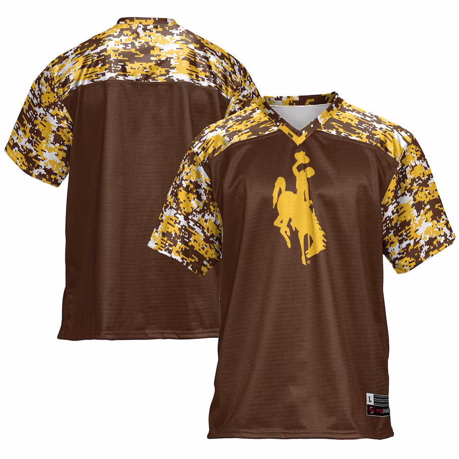 Wyoming Cowboys GameDay Greats Football Jersey - Brown - Jersey