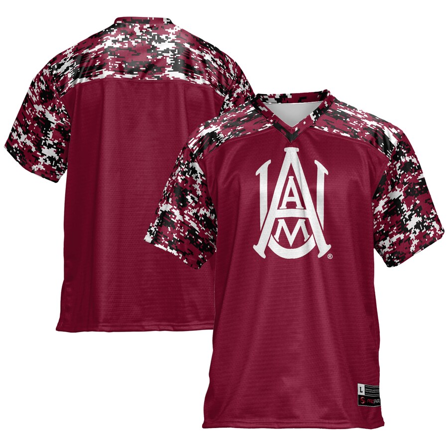 Men's GameDay Greats Maroon Alabama A&M Bulldogs Football Jersey - Jersey