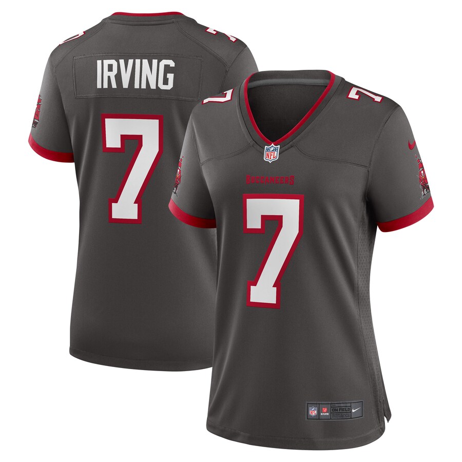 Women's Tampa Bay Buccaneers Bucky Irving Nike Pewter Alternate Game Jersey - Jersey
