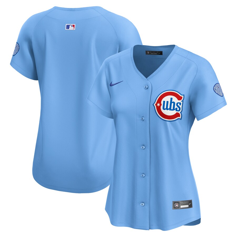 Women's Chicago Cubs Nike Light Blue Alternate Limited Jersey - Jersey