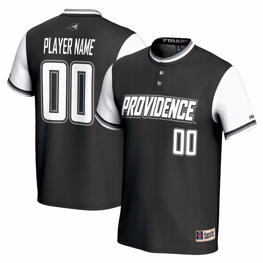 Providence Friars GameDay Greats Unisex NIL Pick-A-Player Softball Lightweight Jersey - Black - Jersey
